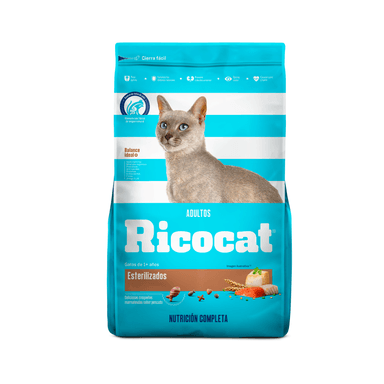 COMIDA GATOS NECESIDADES ESPECIALES RICOCAT AD ESTERILIZADOS 15KG