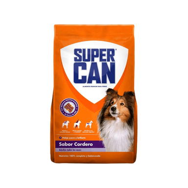 COMIDA PERROS SUPERCAN SABOR CORDERO AD 15KG