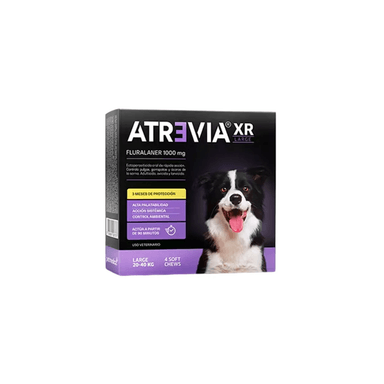 ANTIPULGAS ATREVIA XR LARGE 20.1-40KG 4 TAB