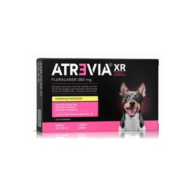 ANTIPULGAS ATREVIA XR SMALL 4.6-10KG 4 TAB