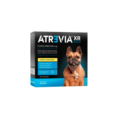 ANTIPULGAS ATREVIA XR MEDIUM 10.1-20KG 4 TAB