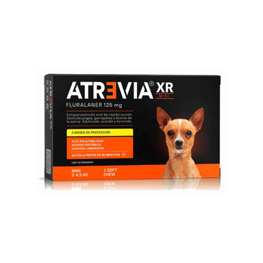 ANTIPULGAS ATREVIA XR MINI 2-4.5KG 4 TAB