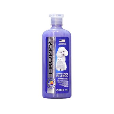 SHAMPOO PERRO FRUPPY PELAJE BLANCO GALÓN 20L