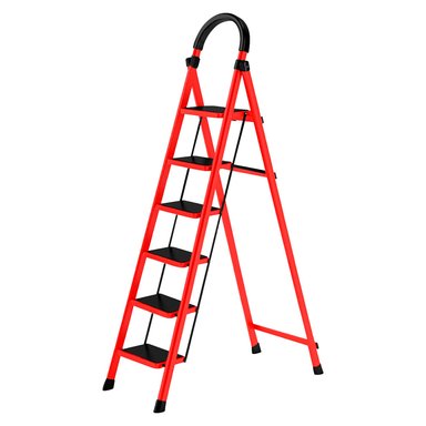 ESCALERA BUYPAL METAL LIGERA Y SEGURA 6 PASOS