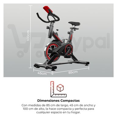 BICICLETA SPINNING PARA HACER EJERCICIO CON MONITOR LCD - 2