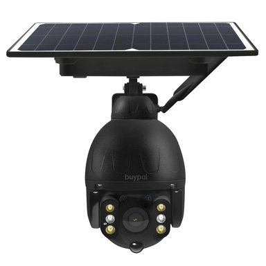 CAMARA CON S12 CHIP 4MP PANEL SOLAR 8W DE METAL