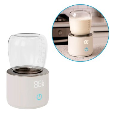 CALENTADOR DE LECHE PORTÁTIL CON PANTALLA DIGITAL