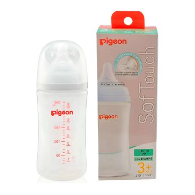 BIBERON PIGEON PP 240ML ANTICÓLICO LIBRE DE BPA/BPS