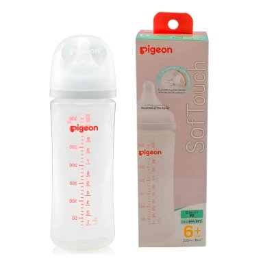 BIBERON PIGEON PP 330ML ANTICÓLICO LIBRE DE BPA/BPS