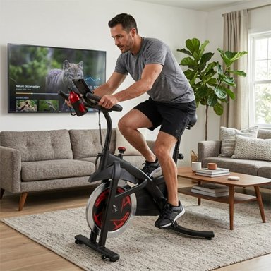 BICICLETA SPINNING ESTACIONARIA DH-680 – 150KG PANTALLA - 3