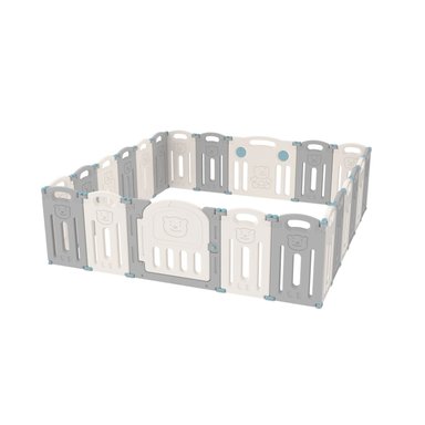 CORRALITO LA SONAJA TEDDY BLANCO HUMO PLEGABLE CORRAL VALLA CERCA PLAYPEN GRANDE