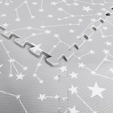 PISO ALFOMBRA LA SONAJA GALAXY GREY GRIS CLARO EVA BEBES ANTIGOLPES MAT