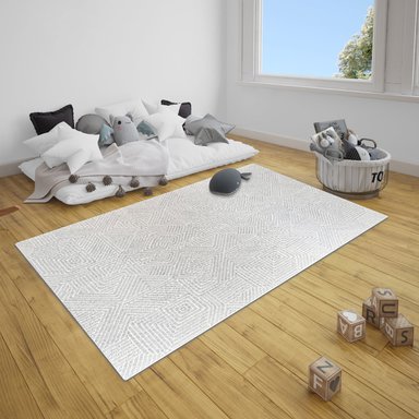 PISO ALFOMBRA LA SONAJA EVA BEBES ANTIGOLPES MAT GRIS CLARO - 2