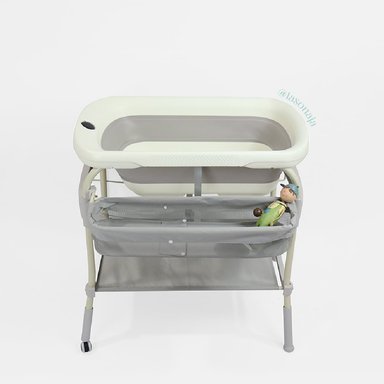 BAÑERA CON CAMBIADOR 2 EN 1 LA SONAJA + ALMOHADA DE REGALO