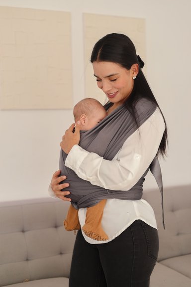 FULAR PRE ARMADO LA SONAJA BEBÉ GRIS