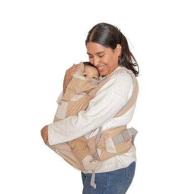 CANGURO MÁS ASIENTO BEBÉ LA SONAJA BEIGE 9 EN 1