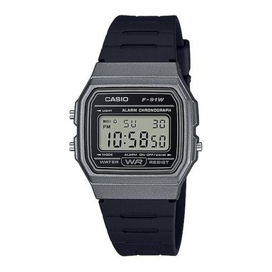 RELOJ CASIO UNISEX DIGITAL F-91WM-1BDF