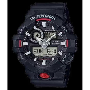 RELOJ HOMBRE ANÁLOGO GA-700-1ADR NEGRO