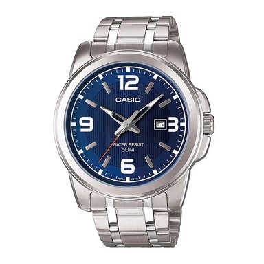 RELOJ CASIO HOMBRE ANÁLOGO MTP-1314D-2AVDF PLATA