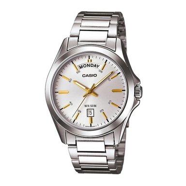 RELOJ CASIO HOMBRE ANÁLOGO MTP-1370D-7A2VDF PLATA