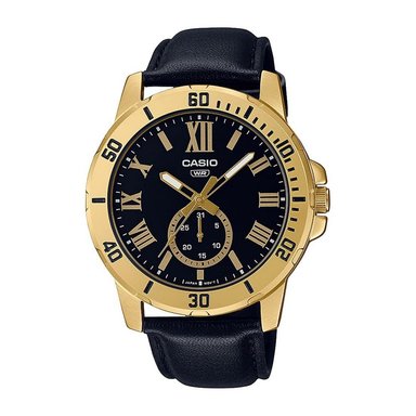 RELOJ CASIO HOMBRE ANÁLOGO MTP-VD200GL-1BUDF NEGRO