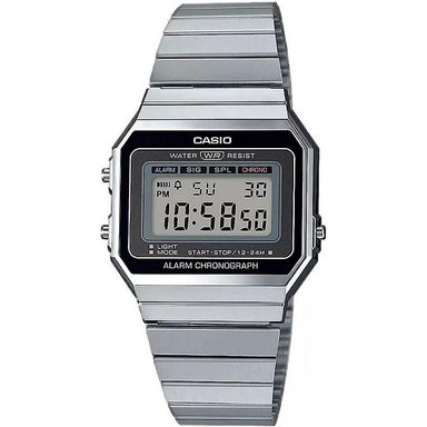 RELOJ CASIO HOMBRE DIGITAL A700W-1ADF PLATA