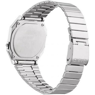 RELOJ CASIO HOMBRE DIGITAL A700W-1ADF PLATA - 2