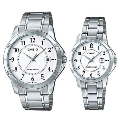 RELOJES CASIO ANÁLOGO V004D-7BUFD PAREJA