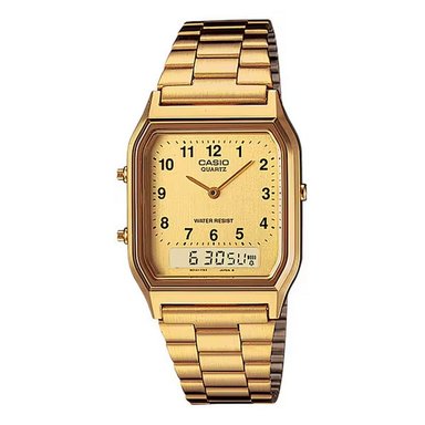 RELOJ CASIO ANÁLOGO - DIGITAL AQ-230GA-9BMQ HOMBRE