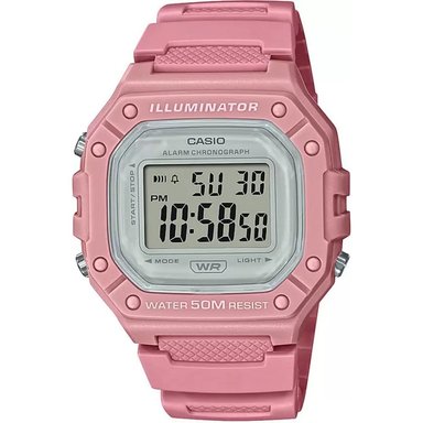 RELOJ CASIO DIGITAL W-218HC-4AVDF MUJER