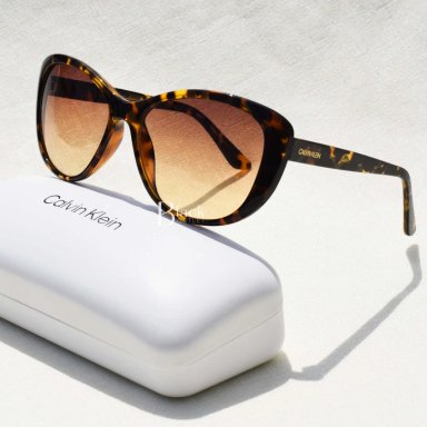 LENTES CALVIN KLEIN CK19560S 235 MUJER CAT EYE BROWN - 2