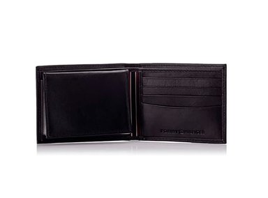 BILLETERA TOMMY HILFIGER CUERO NEGRO - 3