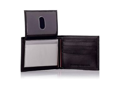 BILLETERA TOMMY HILFIGER CUERO NEGRO - 4