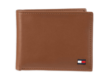 BILLETERA TOMMY HILFIGER CUERO MARRÓN
