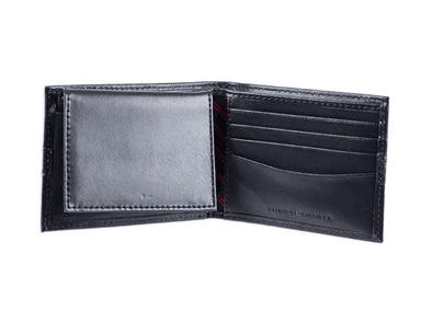 BILLETERA TOMMY HILFIGER CUERO DELGADO AZUL NAVY - 3