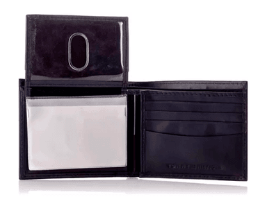 BILLETERA TOMMY HILFIGER CUERO AZUL PLEGABLE NAVY - 3