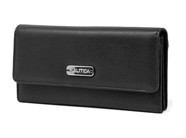 BILLETERA NAUTICA NEGRO RFID MUJER