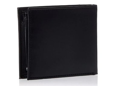 BILLETERA TOMMY HILFIGER CUERO NEGRO PLEGABLE - 2