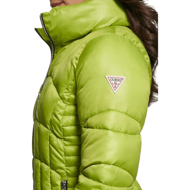 CASACA GUESS FALL PUFFER MUJER  - VERDE LIMA - 3