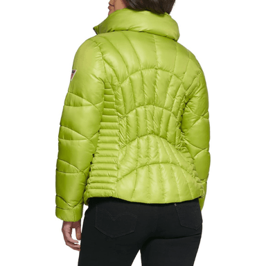 CASACA GUESS FALL PUFFER MUJER  - VERDE LIMA - 5