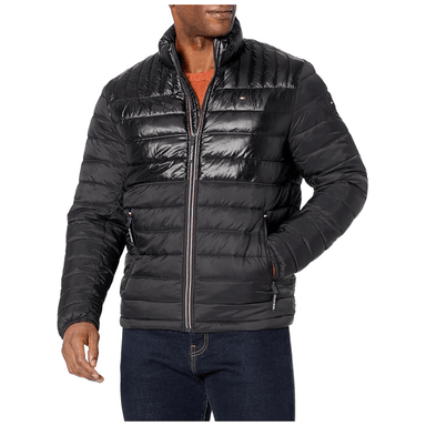 CASACA TOMMY HILFIGER ULTRA LOFT - NEGRO BRILLOSO