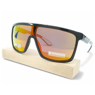 LENTES DE SOL DRAGON MOMENTUM LL POLARIZED	- SHINY BLACK/ RED ION - 1