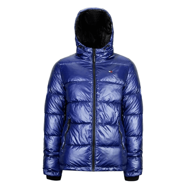 CASACA TOMMY HILFIGER HOODED PUFFER - PURPURA - 1