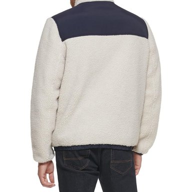 CASACA TOMMY HILFIFIGER SHERPA CON CUELLO ALTO - 3