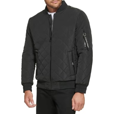 CASACA CALVIN KLEIN FLIGHT JACKET - NEGRO - 1
