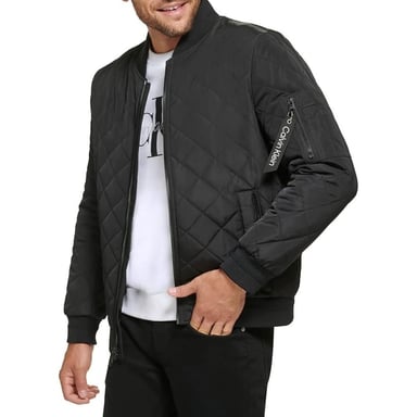 CASACA CALVIN KLEIN FLIGHT JACKET - NEGRO - 2