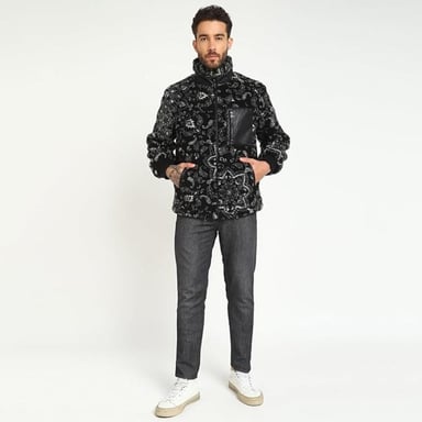 CASACA GUESS SHERPA JACKET - NEGRO - 1