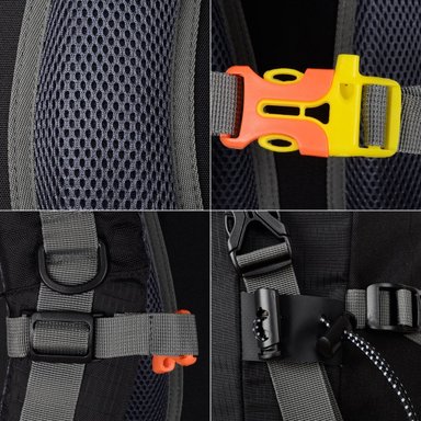 MOCHILA PARA CAMPING TREKKING 50 LITROS DEPORTES SENDERISMO VIAJAR MONTAÑISMO IMPERMEABLE - 5