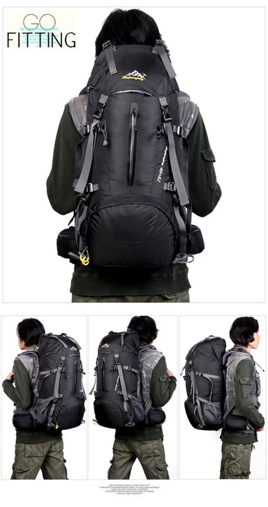 MOCHILA PARA CAMPING TREKKING 50 LITROS DEPORTES SENDERISMO VIAJAR MONTAÑISMO IMPERMEABLE - 6