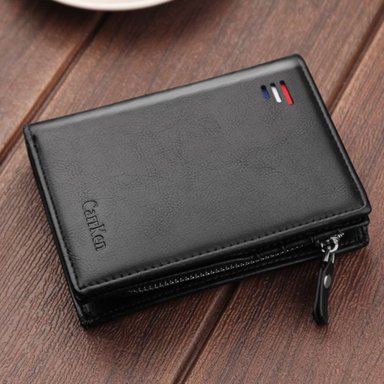 BILLETERA GRUESA HOMBRE CUERO CARTERA ELEGANTE - 3